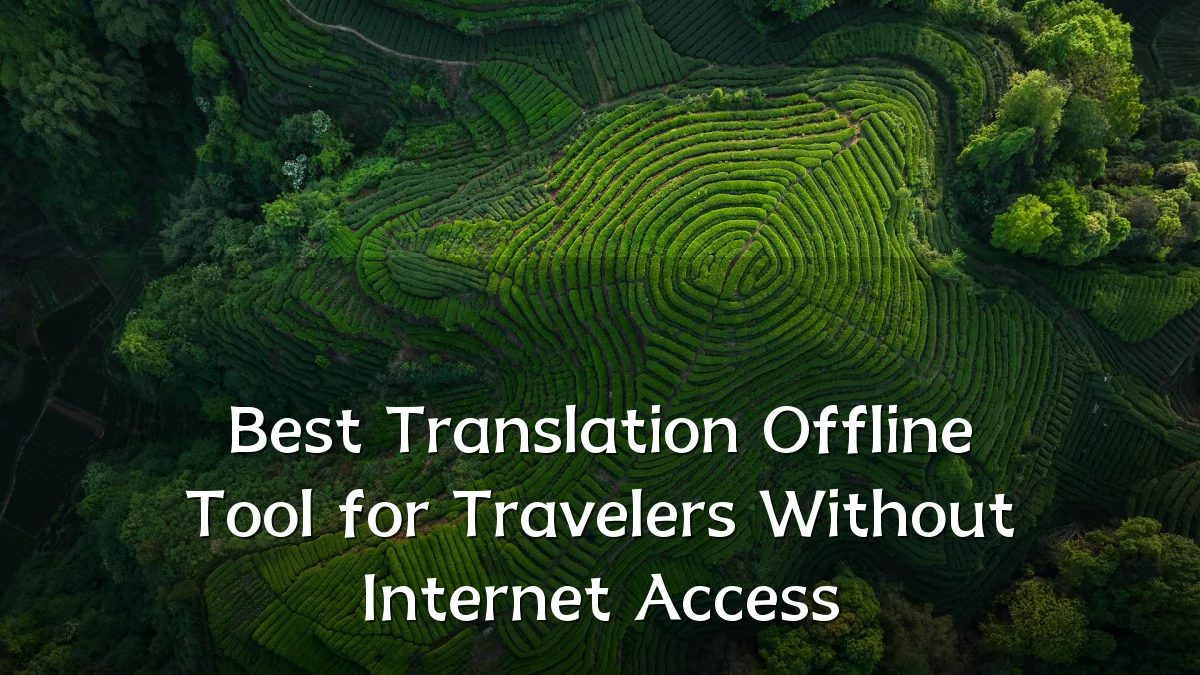 Best Translation Offline Tool for Travelers Without Internet Access