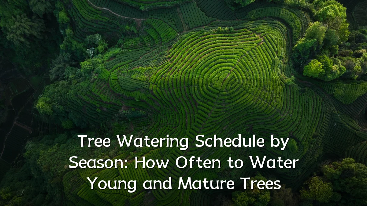 Tree Watering Schedule by Season: How Often to Water Young and Mature Trees