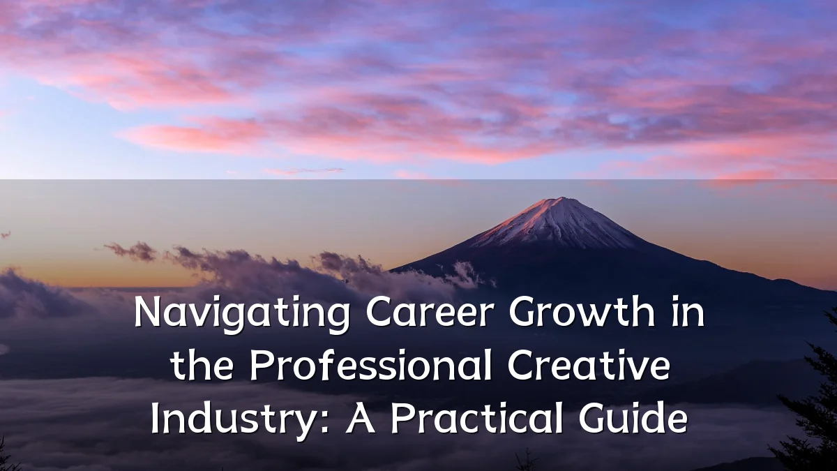 Navigating Career Growth in the Professional Creative Industry: A Practical Guide