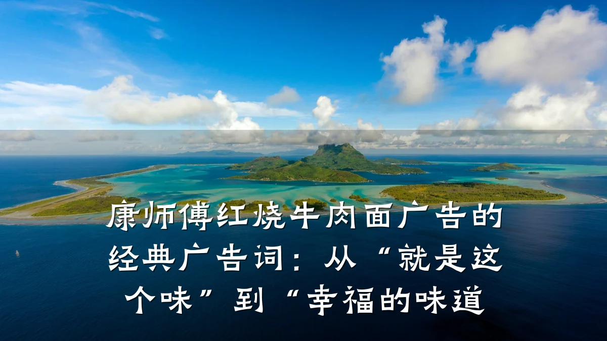 康师傅红烧牛肉面广告的经典广告词：从“就是这个味”到“幸福的味道