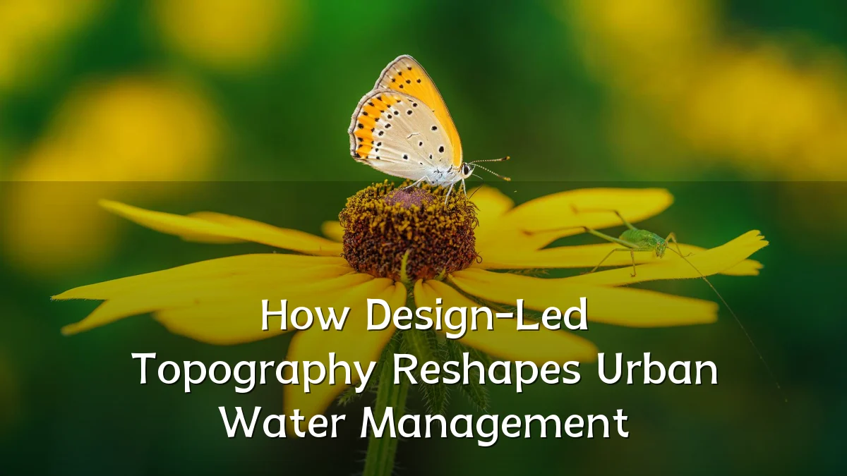 How Design-Led Topography Reshapes Urban Water Management