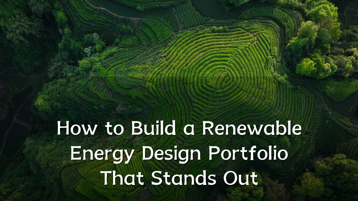 How to Build a Renewable Energy Design Portfolio That Stands Out