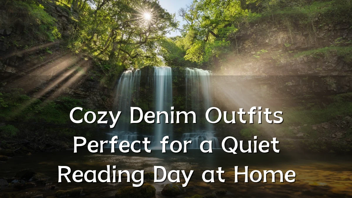 Cozy Denim Outfits Perfect for a Quiet Reading Day at Home