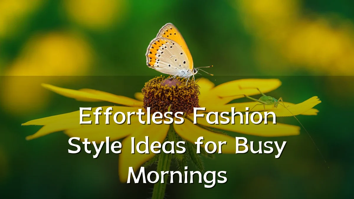 Effortless Fashion Style Ideas for Busy Mornings