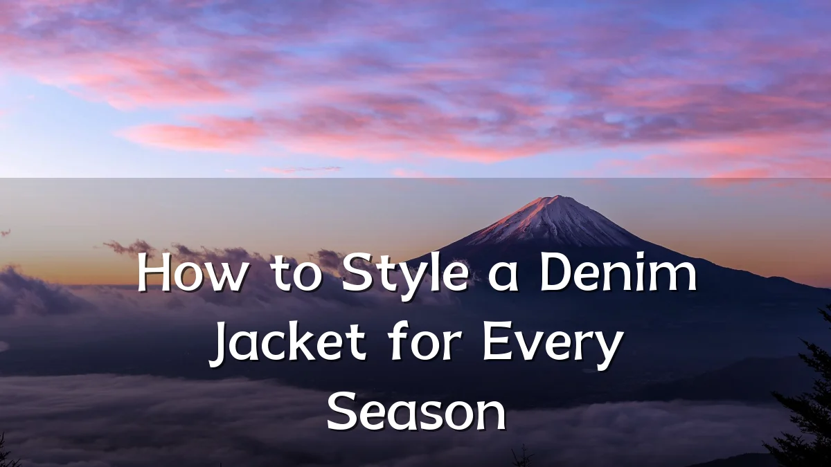How to Style a Denim Jacket for Every Season