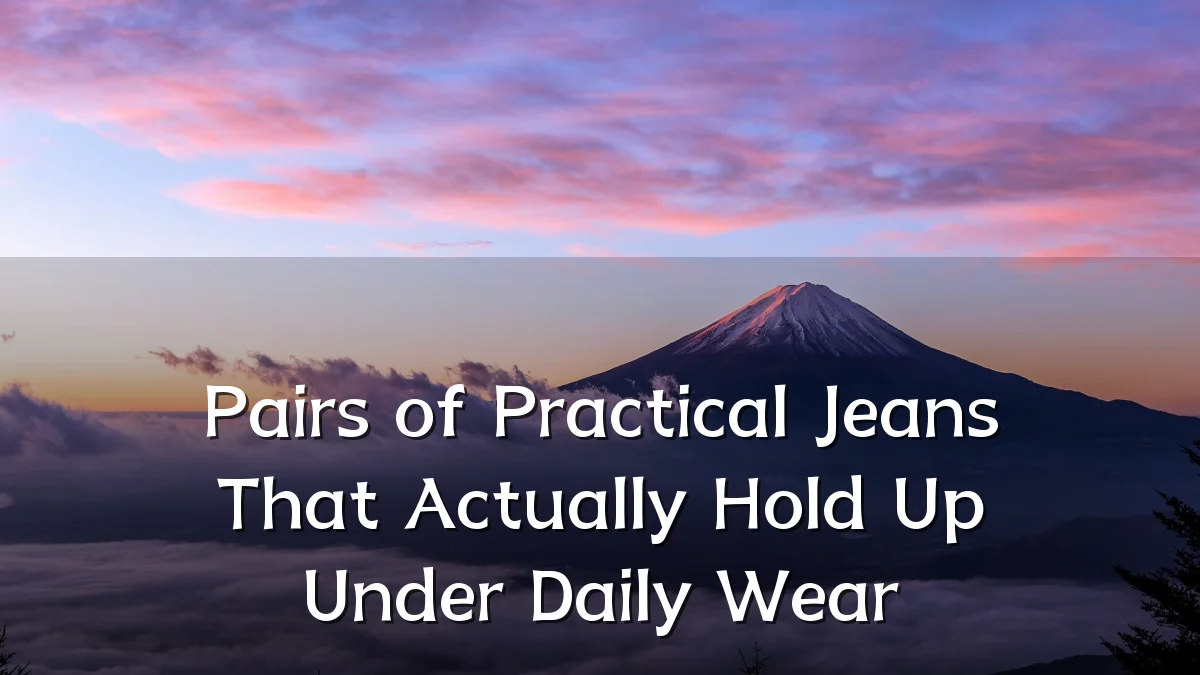 Pairs of Practical Jeans That Actually Hold Up Under Daily Wear
