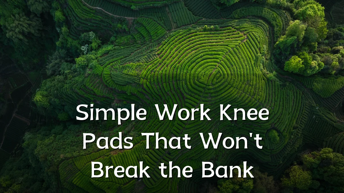 Simple Work Knee Pads That Won't Break the Bank