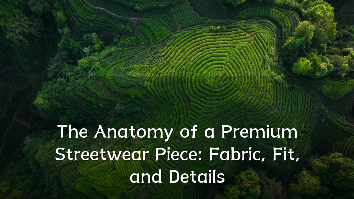 The Anatomy of a Premium Streetwear Piece: Fabric, Fit, and Details