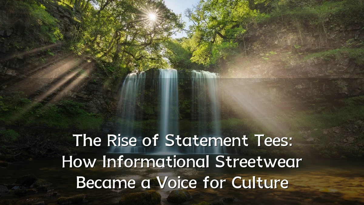 The Rise of Statement Tees: How Informational Streetwear Became a Voice for Culture