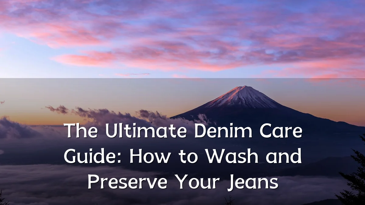 The Ultimate Denim Care Guide: How to Wash and Preserve Your Jeans