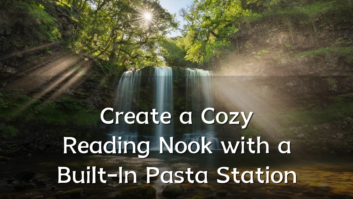 Create a Cozy Reading Nook with a Built-In Pasta Station