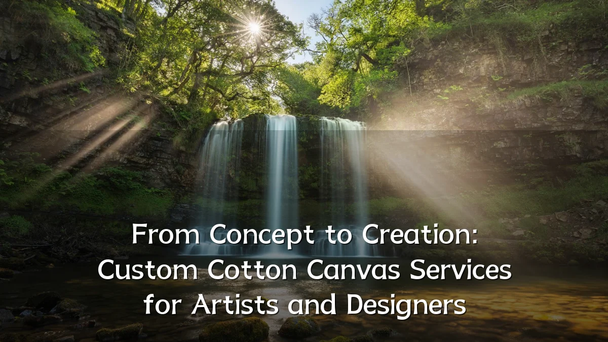 From Concept to Creation: Custom Cotton Canvas Services for Artists and Designers