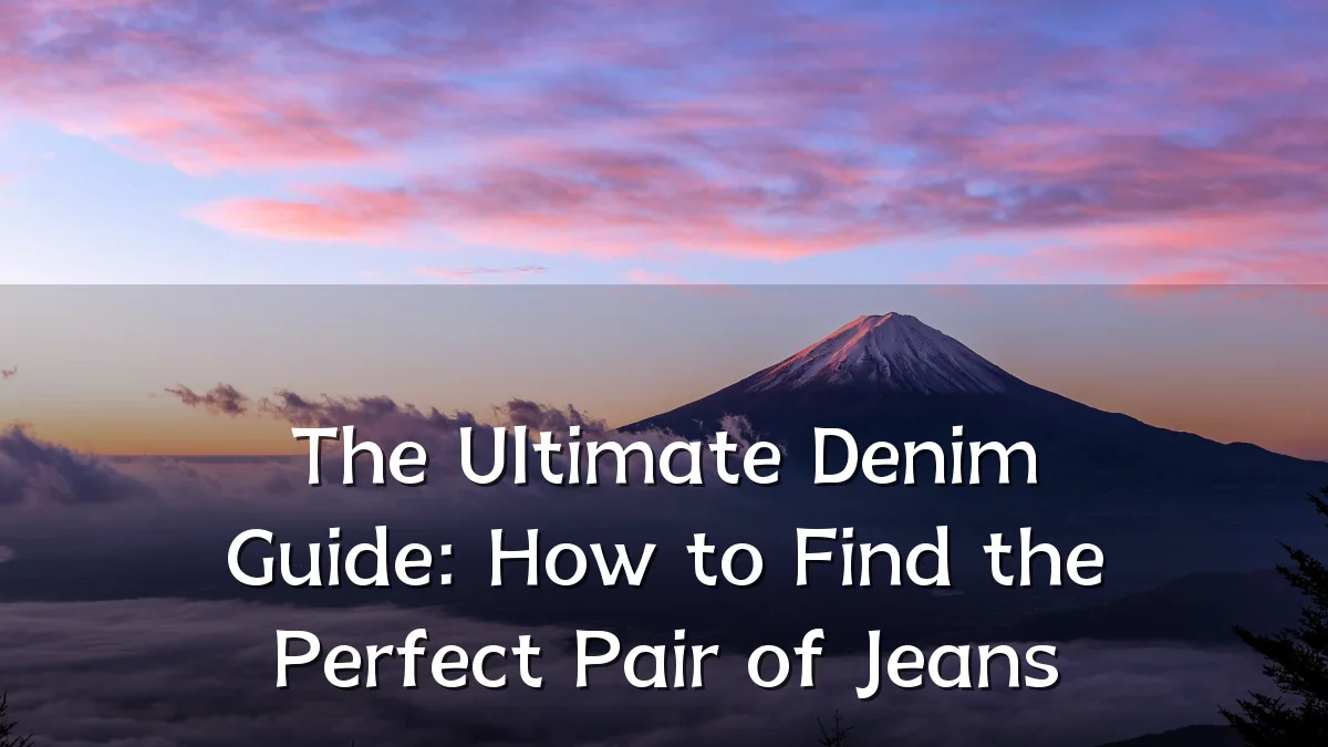 The Ultimate Denim Guide: How to Find the Perfect Pair of Jeans