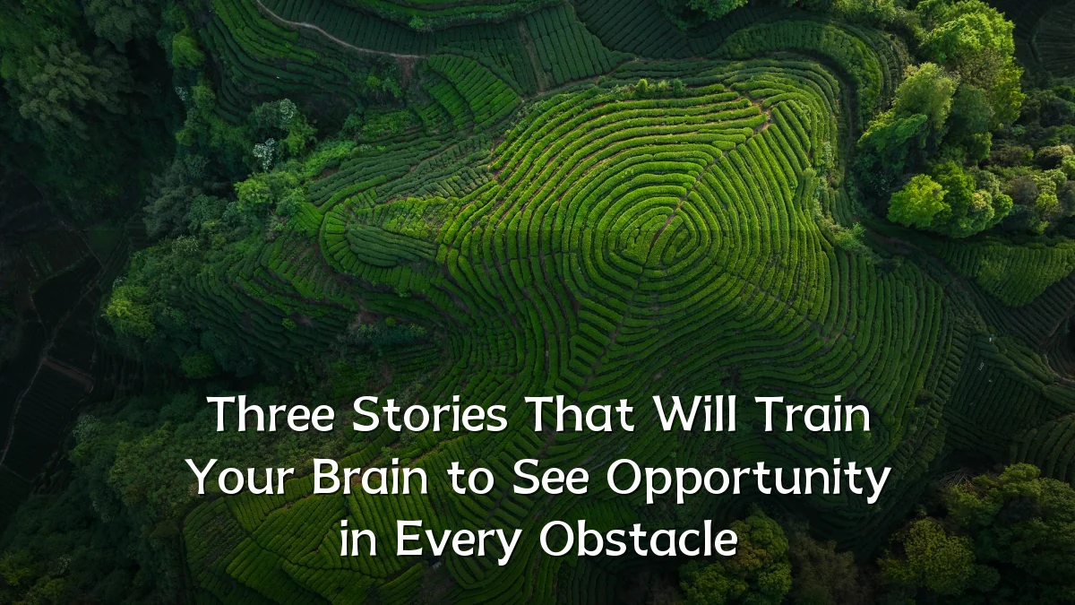 Three Stories That Will Train Your Brain to See Opportunity in Every Obstacle