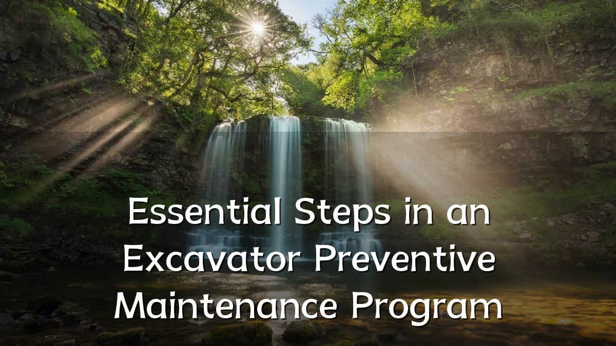 Essential Steps in an Excavator Preventive Maintenance Program
