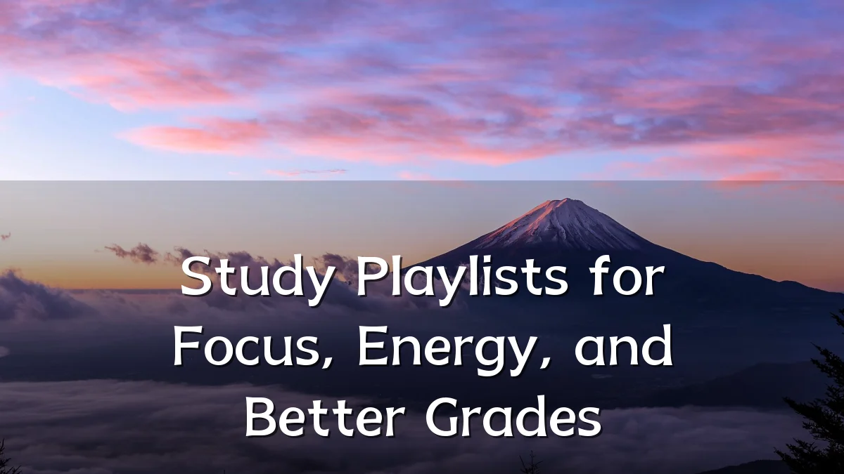 Study Playlists for Focus, Energy, and Better Grades