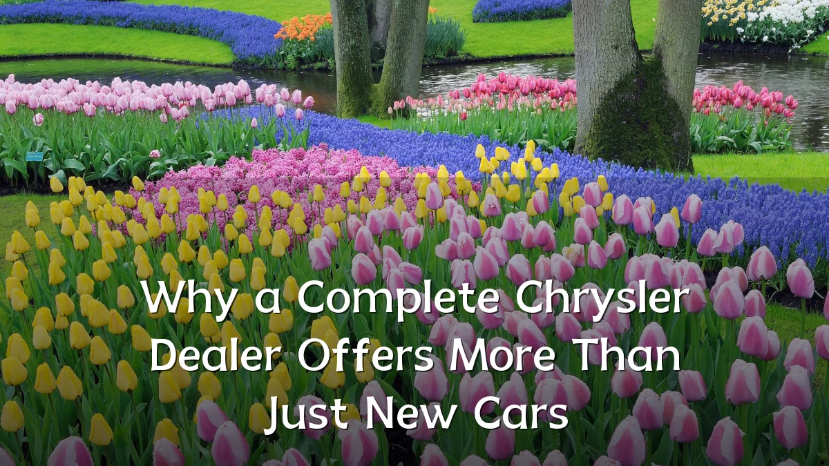 Why a Complete Chrysler Dealer Offers More Than Just New Cars
